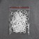 Ring for Roman curtains, connective, d = 14 mm, white color, price per 1 piece
