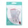 Network charger Luazon LCC-25, 2 USB, 1 A, MicroUSB cable, red-white