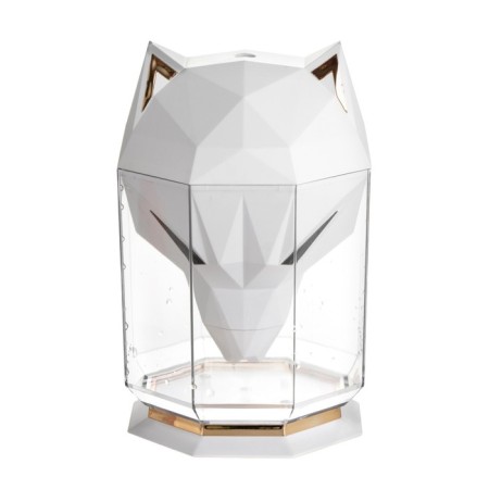 Night with a humidifier cat LED USB AKB White 10x10x16.2 cm Risalux-18