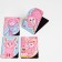 Magnetic bookmarks "Lamantic Reading" on the postcard, 4 pcs
