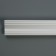 Ceiling skirting board 07017E, white 49x49x2000 mm