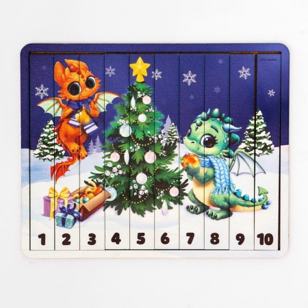Logic sticks "Drackers at the Christmas tree"-1