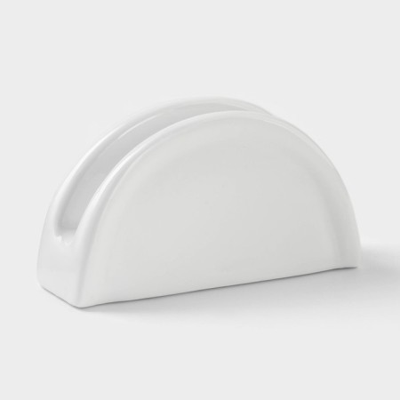 Napotnik ceramic "Classics", 11.5 × 3.5 × 6 cm, white color-1