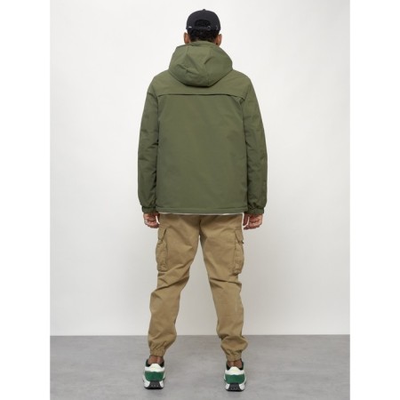 Male spring jacket, size 52, khaki color-3