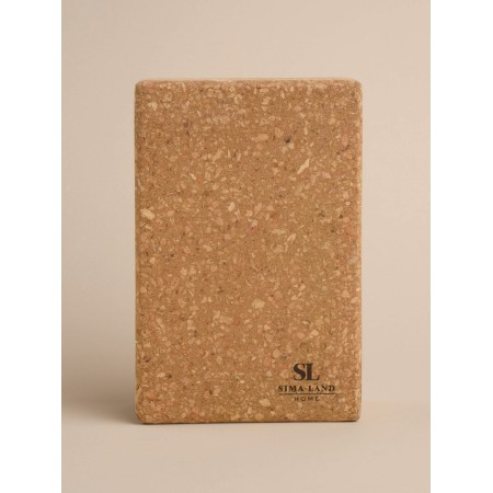 Sima-Land Home yoga block, 14.5x22.5x7.5 cm, cork-7