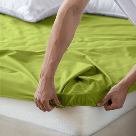Glass sheet, size 140x200x23 cm, light green color-4