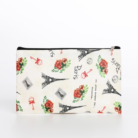 Lightning cosmetic bag, beige color-1