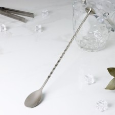 A barn spoon with stainless steel Madler, length 31 cm, silver color