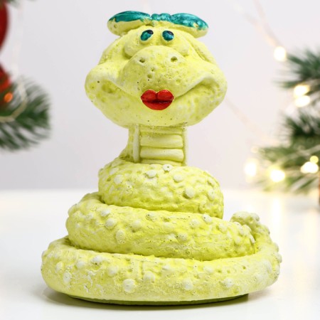 Figure "Snake of Martha" lemon, 8x7x6cm-1
