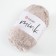 Yarn "mink" 100% polyamide 75m/50g (337 gray-beige)