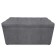 Puff with a lid and weighting, 800 × 400 × 420 mm, Savana plus matting, Ash color