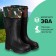 Men's boots S-101M "Varman", Eva, black, size 42