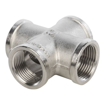 Cross Stout SFT-0031-0034, 3/4 ", internal/internal carving, nickelled brass-1