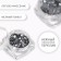 Sparkles for decor, large/small, silver color