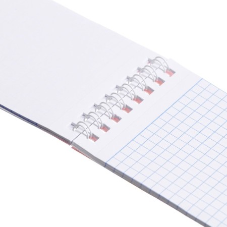 Notepad A7, 40 sheets on the crest "Eyes, ears, nose", covered cardboard cover, OFSET BOLOK 65g/m2-4