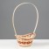 Wicker basket "Rook", 18 × 16 × 6 cm, bamboo