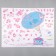 Sticking plastic interior color "Gramophone with flowers" 45x60 cm
