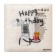 Single -layer paper napkins "Happy Birthday" dude with a cake 24x24 cm, set of 20 pcs.