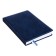Diary Initiated A5 160 sheets attomex.croco, solid cover of artificial leather with foam rubber, 2 lies, block 70 g/m2, blue