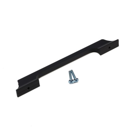 Cappio bracket handle, aluminum, m/o 160 mm, black color with gray insert-5