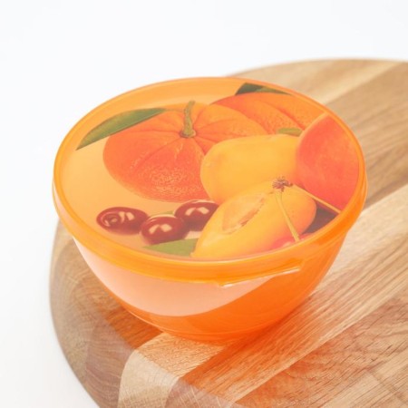 Container Plastic food shade "Juicy fruit", 500 ml, color mix-1