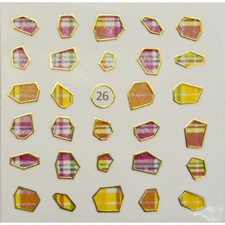 Nail sticker "Liquid Stone", 26