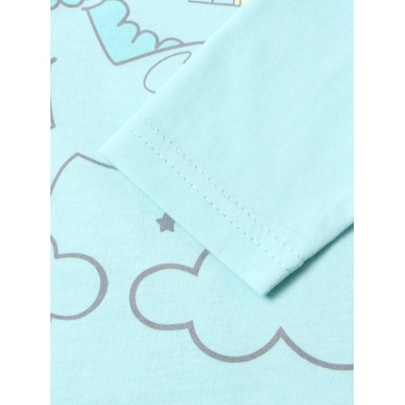 Longslit for a girl, mint color, height 98 cm-2