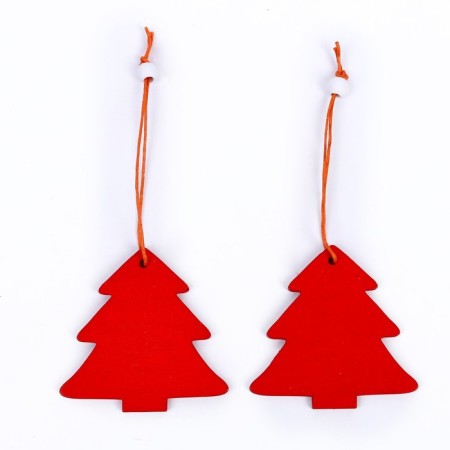 Set of pendants "Christmas trees", 2 pcs.-2