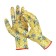 Nylon gloves, with nitrilum semi -nitrous, size 9, color mix, Greengo