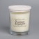 A candle in a glass flavored "green mandarin", 7x7 cm, 27 hours