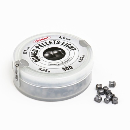Pneumatics Bullets "Domed Pellets Light" cal. 4.5mm, 0.45g, 300pcs