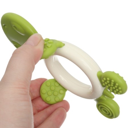 Silicon “Turtle” teething, mix color, crush me-6