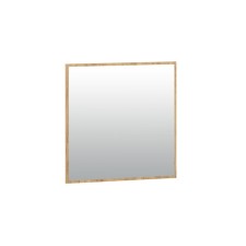 Santi hinged mirror, 900x20x900, oak craft golden