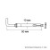 Steelrex anchor bolt, with a M-shaped hook, galvanized, 10x50 mm, 50 pcs