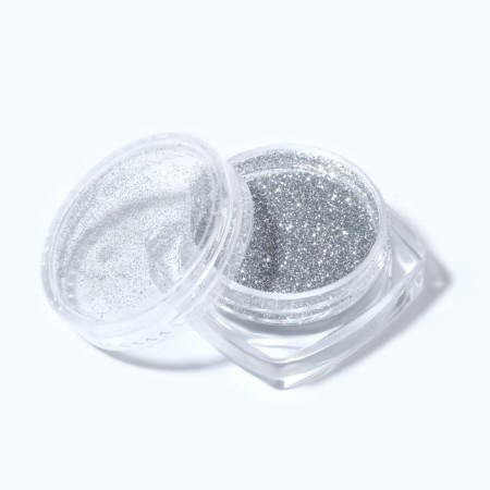 Sparkles for decor, reflective, medium, silver color-4