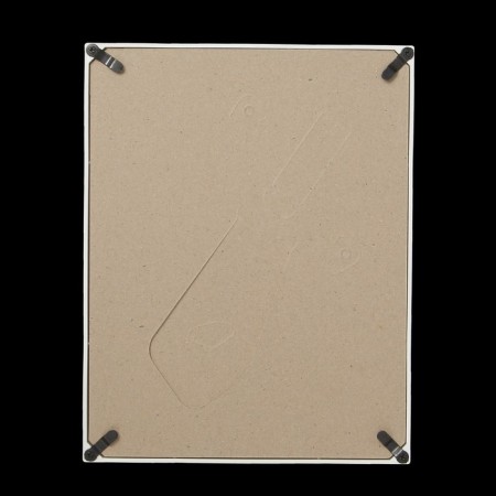 Photo frame plastic L-1 15x21 cm, white (plastic screen)-3