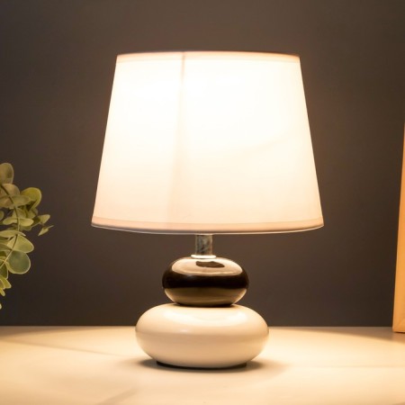 Board Lamp "Balance" E14 40W white-black 17.5x17.5x23 cm Risalux-2