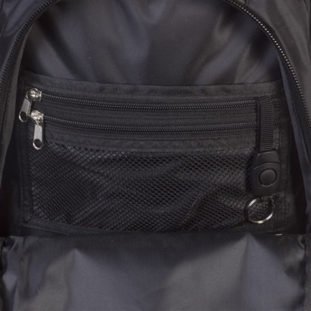 Youth backpack, 40 x 26 x 19 cm, ergonomic back, Hatber Street "Moore-huma" black NRK_90100-6