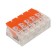 Universal compact terminal of QMS 221-415, 5-wire up to 4.0 mm² (40 pcs./Union) Rexant