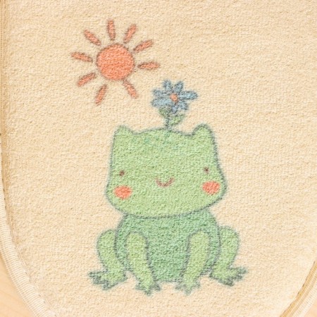 Mochell "Mitten" Frog with print, cotton, 19x13cm-1