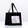 Crafts with a square bottom and window 15 x 15 x 15 cm black, 1pc