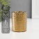 Ceramics candlestick per 1 candle "drops of water" d = 4 cm gold 6.5x6.5x8 cm