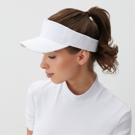 Female visor minku, white color, rr 58-1