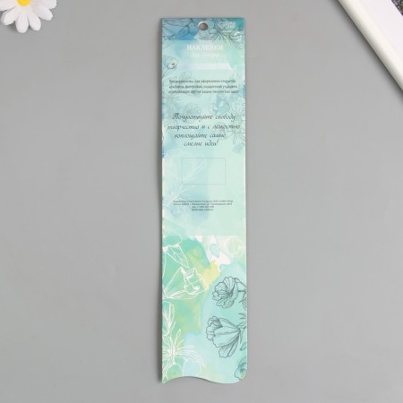 Stick plastic rhinestones "Rose" 30.5x7 cm-3