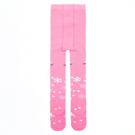 Pantyhose children's kaftan "bunny" 104-110 cm, pink-2