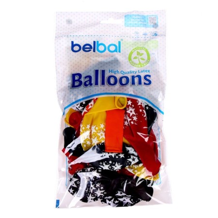 Shar Latex 14 “Big Stars”, crystal, set 25 pcs., Mix color-2