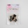 A set of buttons on the leg, 16 × 16 mm, 5 pcs, black/gold color