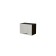 Cabinet with lifting door, 50x30x36 cm, wenge, oak Gray