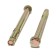 Anchor bolt of scrap, galvanized, 10x120 mm, 55 pcs