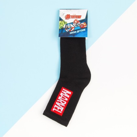 Socks "Marvel", Avengers, Black, 23-25 ​​cm-2